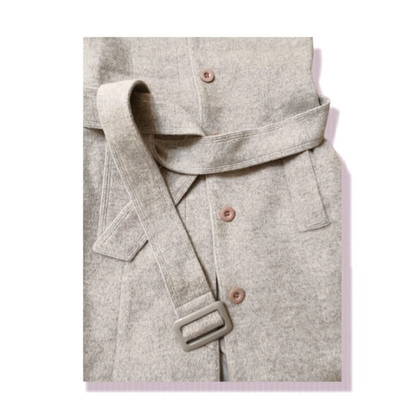 Purify. Gray trench coat. Wool. XS - Picture 6 of 7